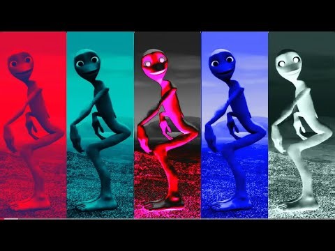 Dame tu cosito Alien Dance Green lizard cover funny song