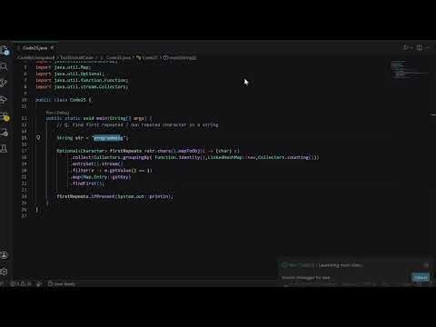 Java Interview Question 🔥 First Non-Repeating Character (Streams Explained)