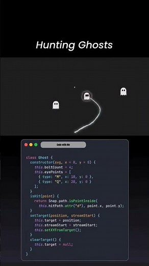Create a Hunting Ghost Game with JavaScript 🕹️ | Fun Mini Game in 60 Seconds