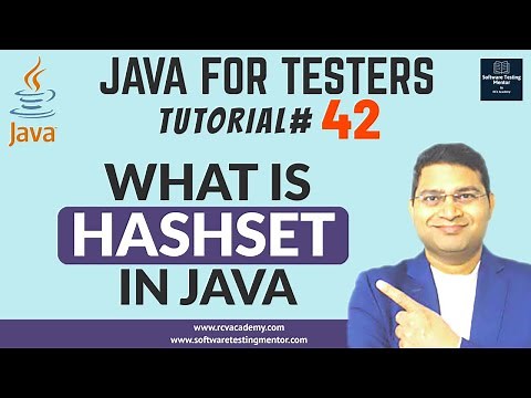 Java for Testers #42 - What is HashSet in Java | Java HashSet Tutorial
