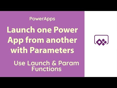 PowerApps - Launch Power Canvas App from Other App with Paramaters