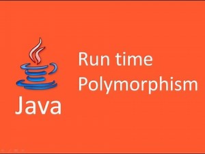 Run time polymorphism or Dynamic method dispatch in Java