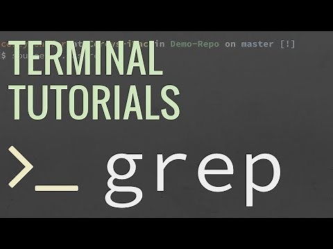 Linux/Mac Terminal Tutorial: The Grep Command - Search Files and Directories for Patterns of Text