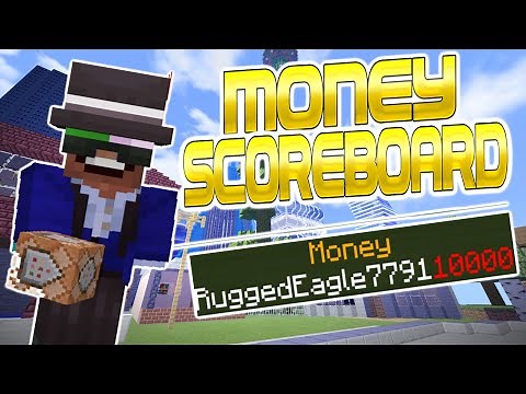 Minecraft Money Scoreboard Tutorial - Working Currency system and Shop