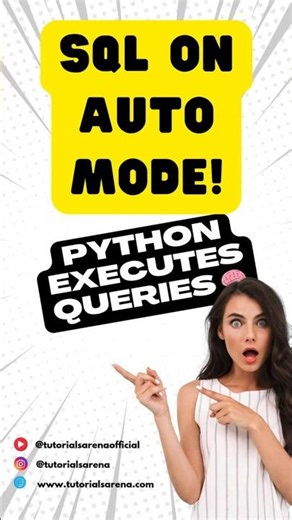 Run SQL Queries Automatically | SQLite3 Tutorial for Beginners #python #automation #shorts