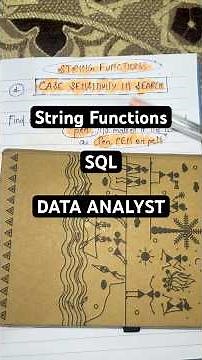 String functions in SQL #sql #dataanalyst #programming #learncoding