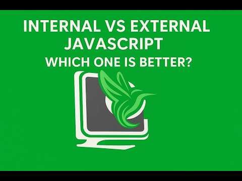 Internal vs External JavaScript — What’s the Difference?