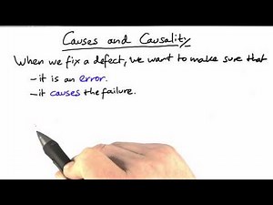 Causes and Errors - Software Debugging