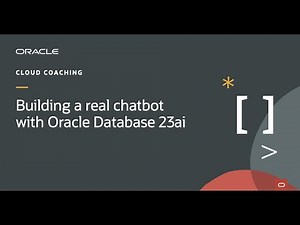 Building a real chatbot with Oracle Database 23ai