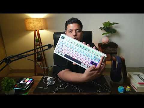 How To Change Light Color / RGB on Aula F75 Keyboard | Quick Guide
