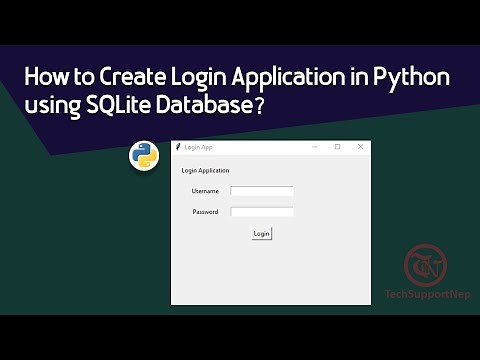 How to Create Login Application in Python using SQLite Database?[With Source Code]