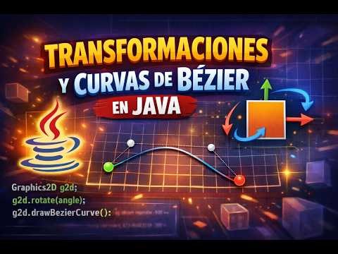 Transformaciones y curvas 2D en Java | Videotutorial