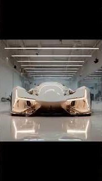 Alien sci-fi hyper car from another planet