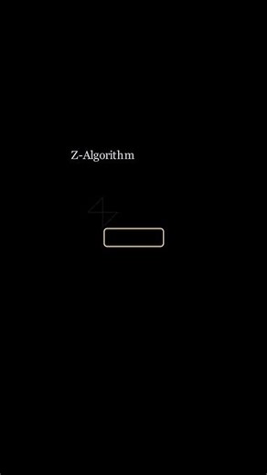 Z-Algorithm #computerscience #ytshorts #datastructures #shorts