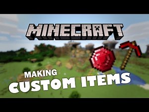 Minecraft: How to Add Custom Items Without Making a Mod