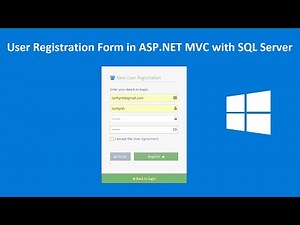 ASP.NET MVC #37 - User Registration Form in ASP.NET MVC with SQL Server | FoxLearn