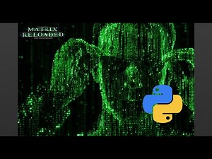 How I code a GREEN RAIN animation (MATRIX RELOADED style) in PYTHON | GUI App | Python Fun Project