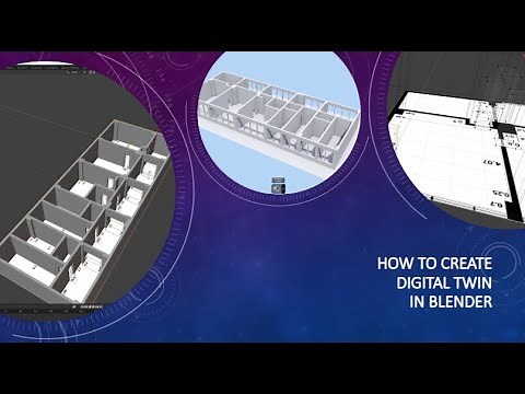 How to create digital twin in Blender