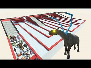 ESCAPE FROM 💀🦖 Alien Paraceratherium 🔥😱 - Survived Mode - Animal Revolt Battle Simulator