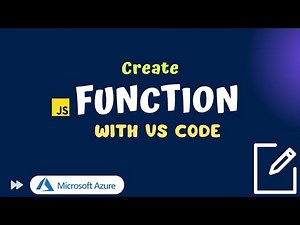 How to Create a Azure function in Azure using Visual Studio Code Create, VS Code