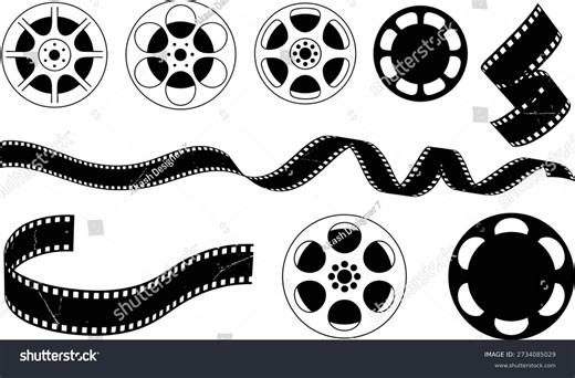 142,025 Film Icons Black White Stock Vectors and Vector Art | Shutterstock