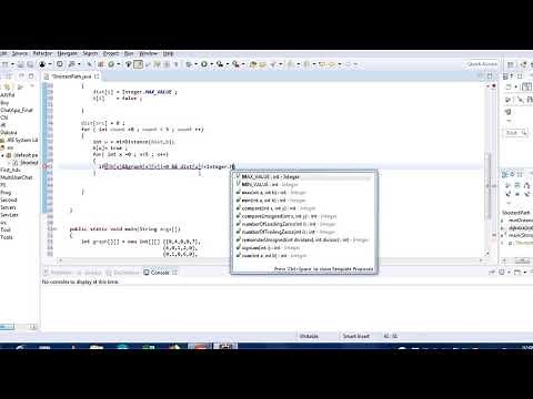 Easy implementation of Dijkstra's Algorithm in Java