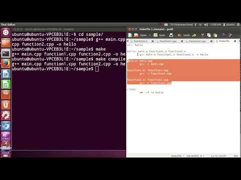 Using make and writing Makefile ( in C++ or C )