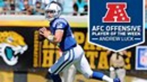 Andrew Luck Named AFC Offensive Player Of The Week