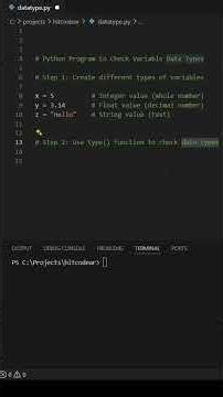 Python Data Types Explained | int, float, string | Python for Beginners #shorts#python#hitcodear