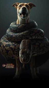‎"Python Snake Attacks Dog | Shocking Animal Fight | Snake vs Dog Shorts"
