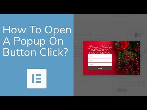 Popup On Button Click [Elementor Pro Tutorial]