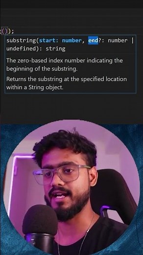 substring() in Javascript 🔥 #javascript #DSA #javascriptinterview