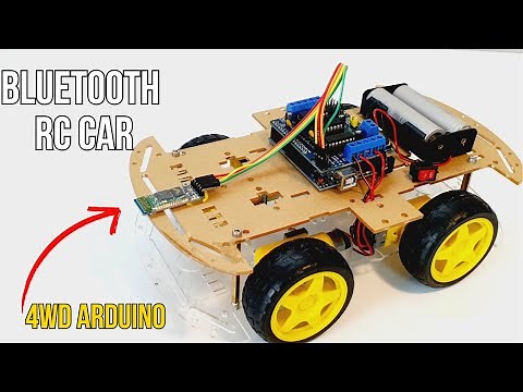 DIY Bluetooth-Controlled 4WD Robot Car (Arduino + HC-05)