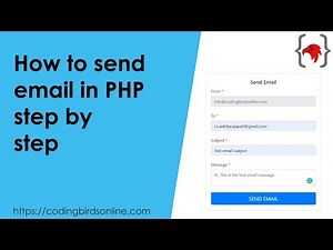 how to send email using PHP mail function step by step || With Source Code