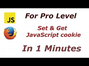 set and get cookie JavaScript in 1 minutes