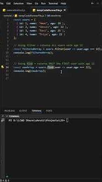 filter() vs find() in JavaScript | Array Method Explained #filtervsfind #javascripttutorial #coding