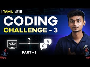 #15 Coding Challenge-3 Part-1 | Java Tutorial Series 📚 in Tamil | Error Makes Clever