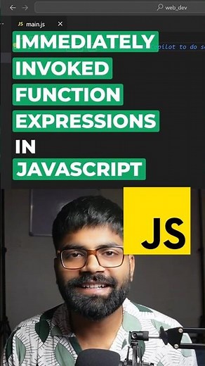 ✅ IIFE - Immediately Invoked Function Expressions in JavaScript 🔥 #javascriptdeveloper #javascript