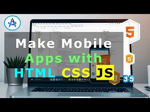 How to Build Mobile Apps with HTML CSS & JavaScript in Android Studio? Tutorial with Source Code
