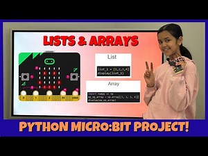 Lists, Arrays,& Sort in Micro:Bit Python | Tutorial for Begineers