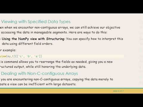 How to View a 2D Array as a 1D Rec Array in Python with NumPy