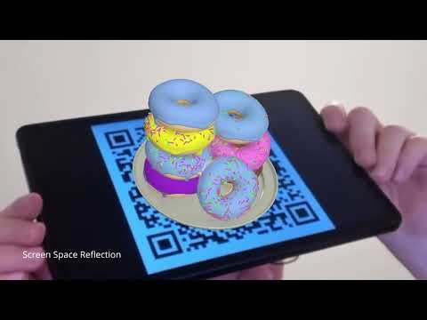 Web Augmented Reality: MindAR with three.js postprocessing
