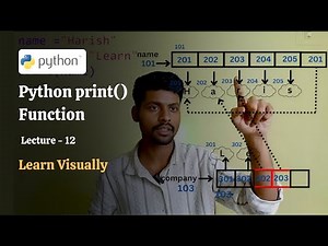 Python Print Function: Syntax, Separator, and End Keywords | Lecture - 12 | Beginner Python Tutorial