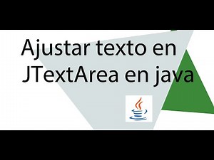Ajustar texto en un JTextArea en java