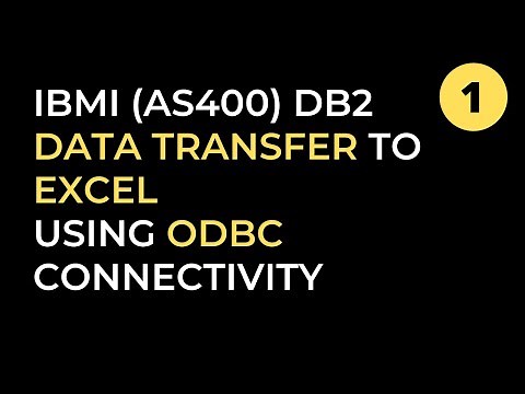 IBMi DB2 Data Transfer to Excel using ODBC | Download Link | yusy4code