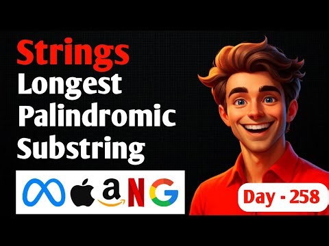 Longest Palindromic Substring | Leetcode 5 String Series | Striver A2Z DSA | Crack TCS Infosys MAANG
