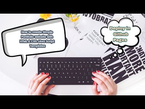 How to create a simple Website with Html, CSS & JS help of online Templates