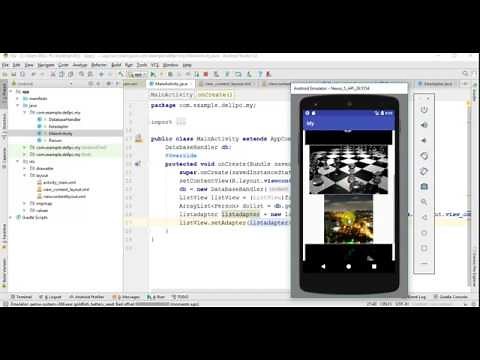 Image in listview from sqlite database in android studio