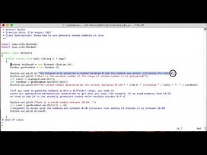 Generate a random number in Java