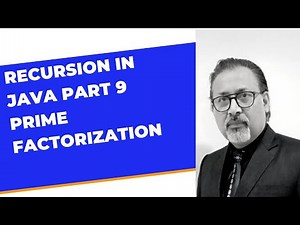 prime Factorization using recursion in java | ISC computer science | class 11, 12 | semester 2
